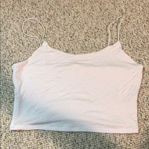 Never worn white Garage Bungee cami